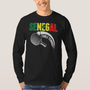 T-shirt Tennis de Table Sénégal Supporter de Ping Pong S