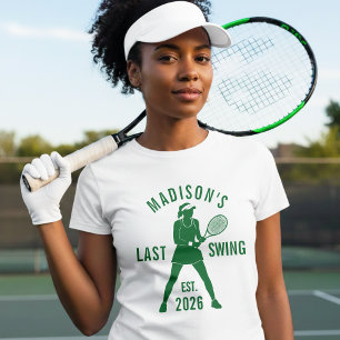 T-shirt Tennis Dernier Tournant Avant l'Enterrement de Vie