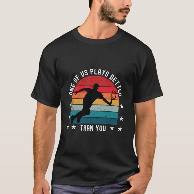 T-shirt Tennis Dit Joueur De Tennis Au Tennis (Devant)
