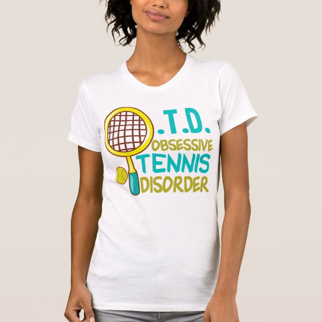 T-shirt Tennis drôle (Devant)