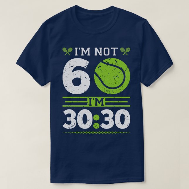 T-shirt Tennis du 60e anniversaire (Design devant)
