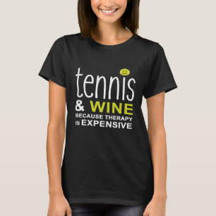 T-shirt Tennis et vin