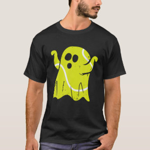 T-shirt Tennis Fantôme Trick Or Treat Drôle de Tennis Hall