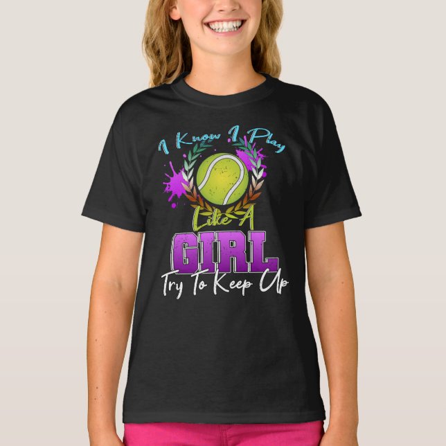 T-shirt Tennis Girl (Devant)