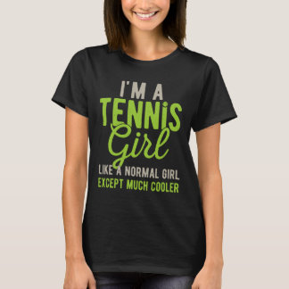 T-shirt Tennis Girl Drôle