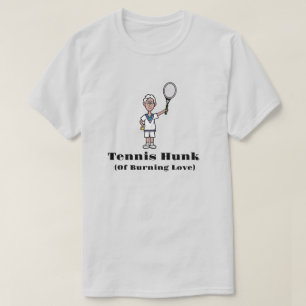 T-Shirt Tennis Hunk de cheveux gris
