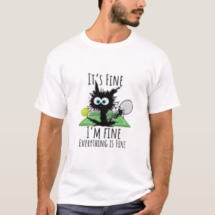 T-shirt Tennis Je vais bien tout est bien drôle