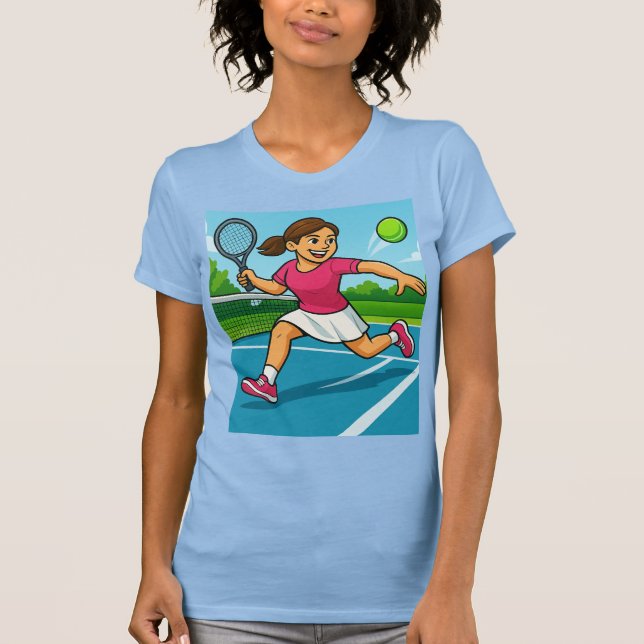 T-shirt Tennis Lady (Devant)