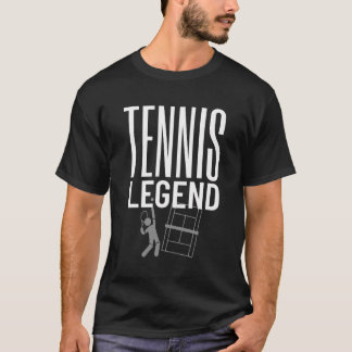T-shirt Tennis Legend Drôle Hommes Femmes Tennis