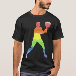 T-shirt Tennis LGBTQ Pride Month Things for Tennis Players