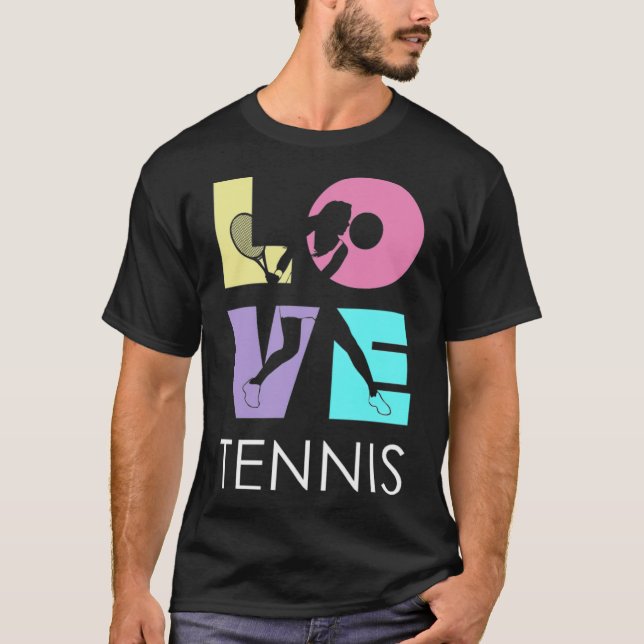 T-shirt Tennis Love américain  (Devant)