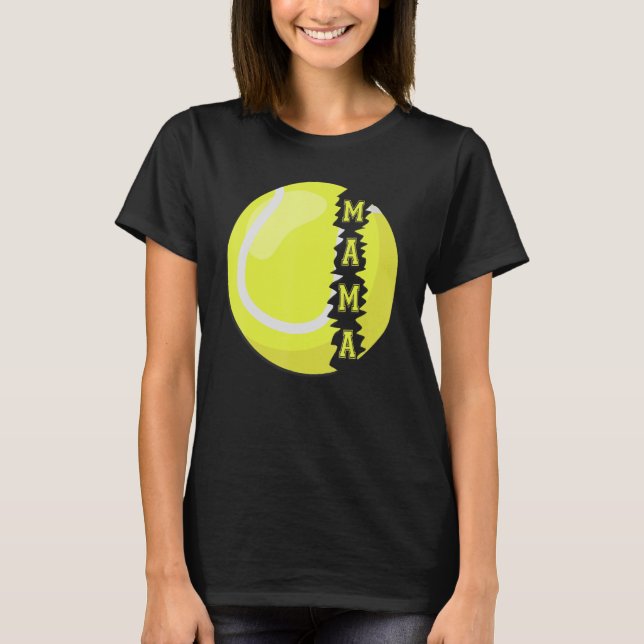 T-shirt Tennis Mama Sport Jour des mères (Devant)