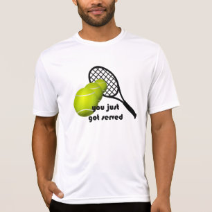 T-shirt Tennis, tu viens d'être servi sport actif-Tek