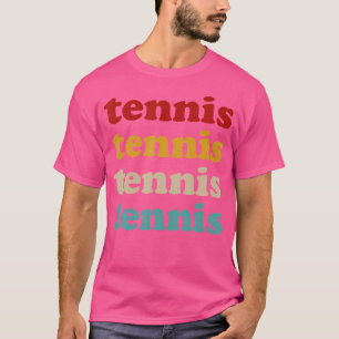 T-shirt Tennis Typographie Tennis