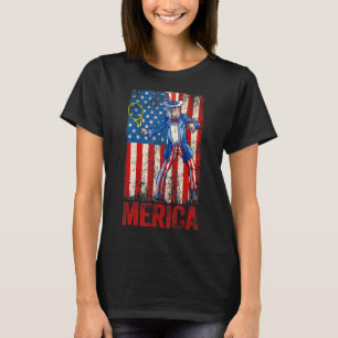 T-shirt Tennis Uncle Sam 4 juillet Boys Hommes Américains 