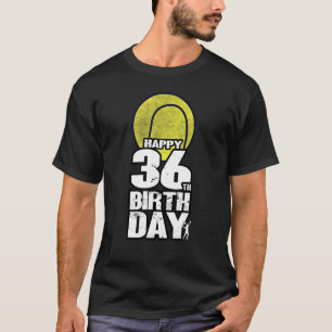 T-shirt Tennis Vintage de 36 ans 36e anniversaire
