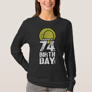 T-shirt Tennis Vintage de 74 ans 74e anniversaire