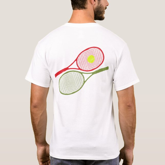T-shirt tennistes / joueur de tennis (Dos)