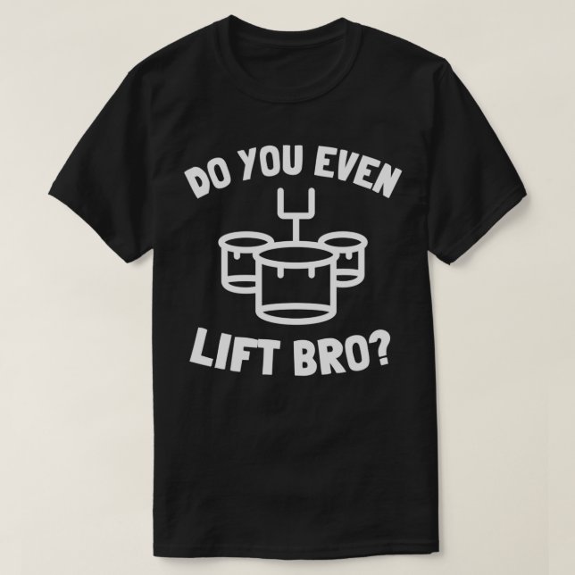 T-shirt Ténor Quad Drums March Band Drummer 3 (Design devant)