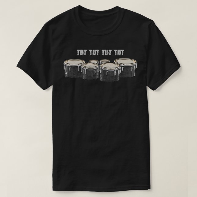 T-shirt Tension Tut Tut Tut Tut Tut Distressed Look (Design devant)