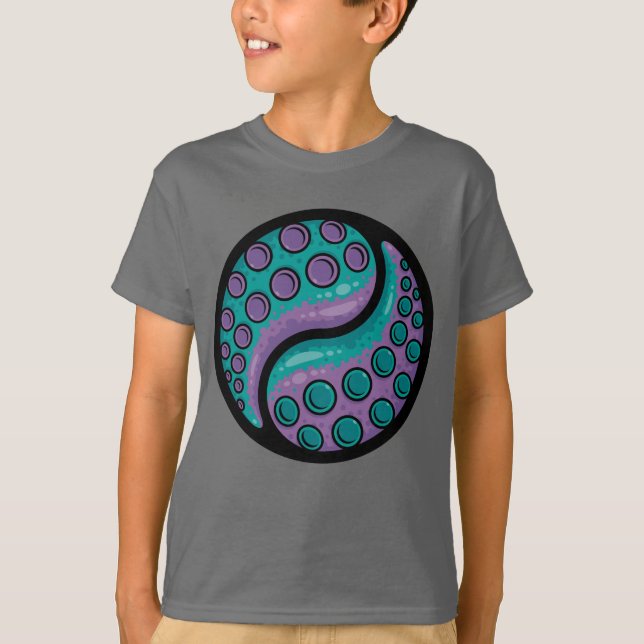 T-shirt Tentacle Yin Yang (Devant)