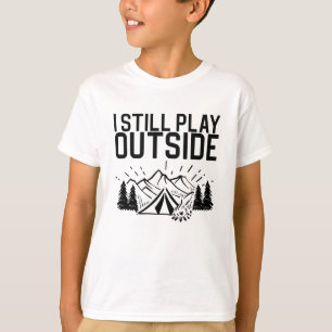 T-shirt Tente de feu de camp de camping