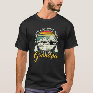 T-shirt Tente extérieure Camper Mes meilleurs copains de c