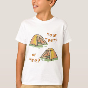 T-shirt Tentes de camping