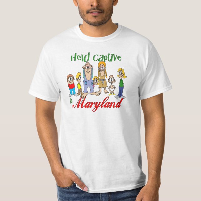 T-shirt Tenu captif dans le Maryland (Devant)