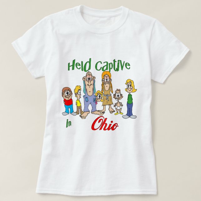 T-shirt Tenu captif en Ohio (Design devant)
