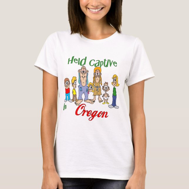 T-shirt Tenu captif en Oregon (Devant)
