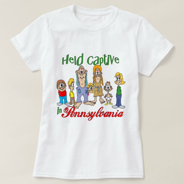 T-shirt Tenu captif en Pennsylvanie (Design devant)