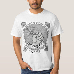 T-shirt Tenue à la main médecin