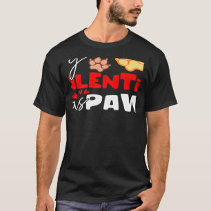 T-shirt Tenue assortie pour chien de la Saint-Valentin ave