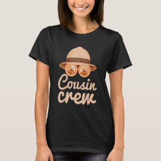 T-shirt Tenue assortie safari équipage cousin bande de cou