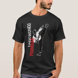 T-shirt Tenue de ceinture noire de poomsae de Taekwondo co