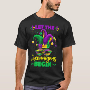 T-shirt Tenue de costume de lèvres Mardi Gras pour femmes 