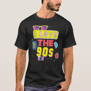 T-shirt Tenue de la fête des années 90 pour hommes Costume