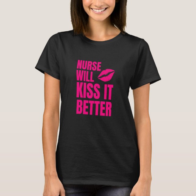 T-shirt Tenue de nurse coquine pour enterrement de vie de  (Devant)