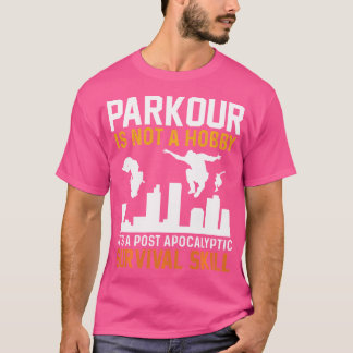 T-shirt Tenue de parkour vintage Course libre Sport de par