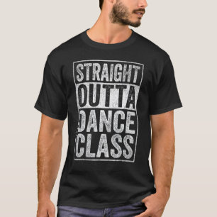 T-shirt Tenue de professeur de danse dansant tout droit so