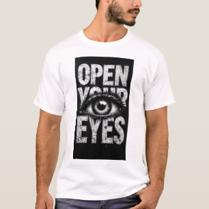 T-shirt Tenue de rue grunge pour les yeux ouverts 