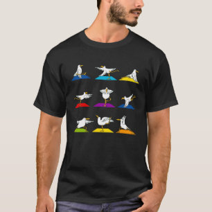 T-shirt Tenue de sport de yoga mouette Zen Fitness