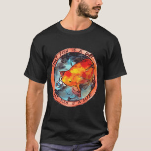 T-shirt Tenue Hippy Amoureux Amoureux de la Pêche
