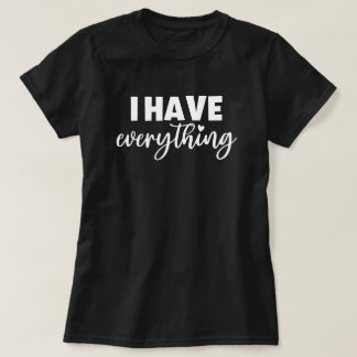 T-shirt Tenue "J'ai Tout" Maman & Moi Maman Noir