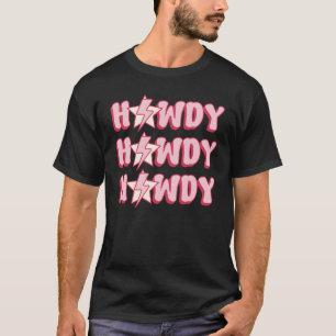 T-shirt Tenues de concert de country Howdy pour femmes Wes