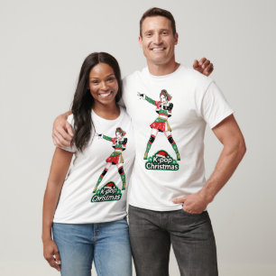T-shirt Tenues de danse de Noël Kpop