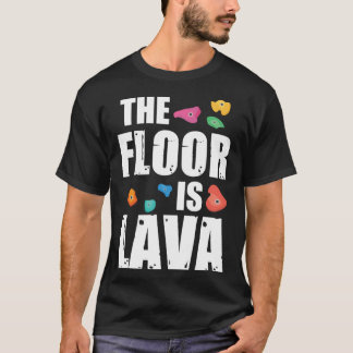 T-shirt Tenues d'escalade de rocherle Sol Est Lava Escalad