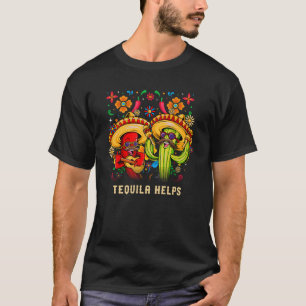 T-shirt Tequila aide Cinco De Mayo Humour Fiesta Mexicaine