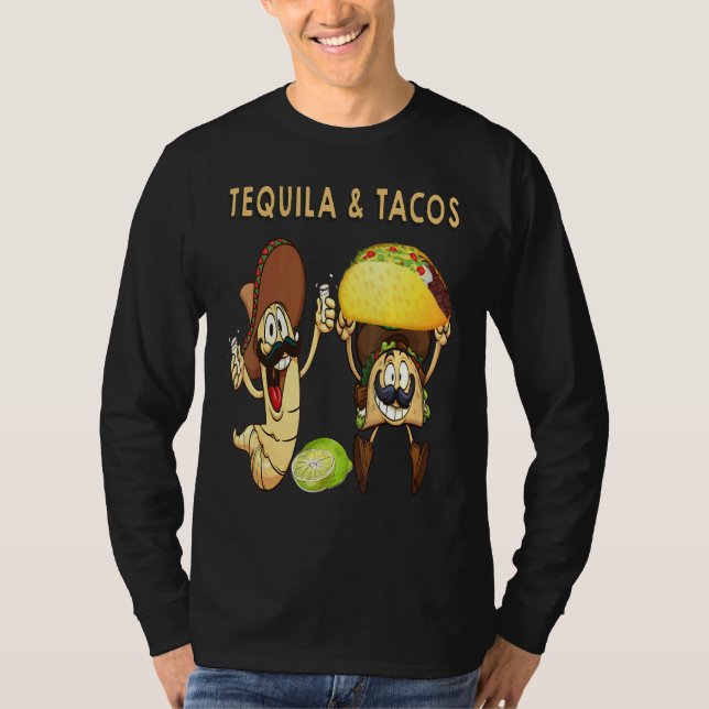 T-shirt Tequila And Tacos Hakuna Tequila Patron Tequila Me (Devant)